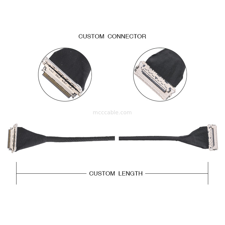 20679 0.4mm Pitch 20pin 30pin 40pin 50pin 마이크로 코아시얼 커넥터 수평 방향