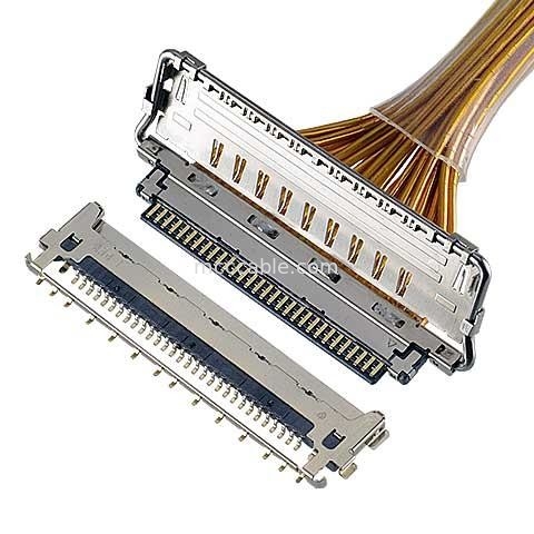 VS II 20846-020T 030T 040T 0.5mm pitch, 수평 결합형 마이크로 코아시얼 커넥터