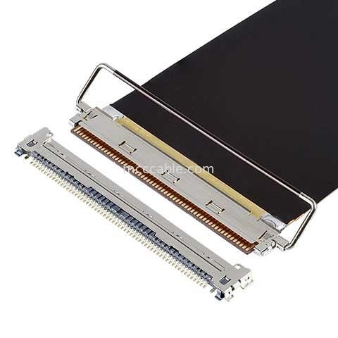 60P  CAF 20858-060T-01 0.4 mm Pitch, 수평 결합형 FPC 플러그 커넥터 기계 잠금