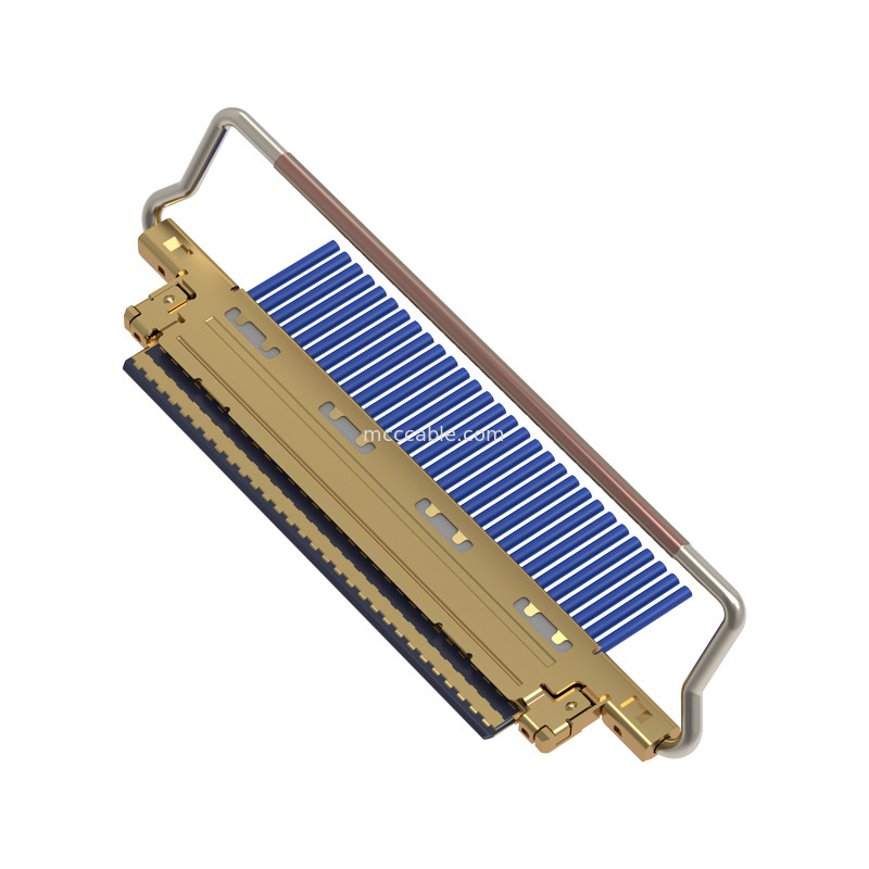 20453-230T-03 0.5mm pitch 수평 결합형 마이크로 코아시얼 커넥터