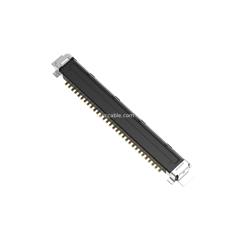 20437-030T-01 수평 결합형 기계적 잠금 30Pin 40P 50P 0.4mm 피치와 마이크로 코아시얼 커넥터