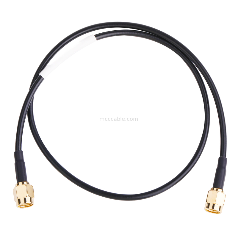 RF 커넥터 50ohm 저항 Lmr100 RF 동축 케이블 검은 LCD lvds 케이블 samtec 고속 케이블