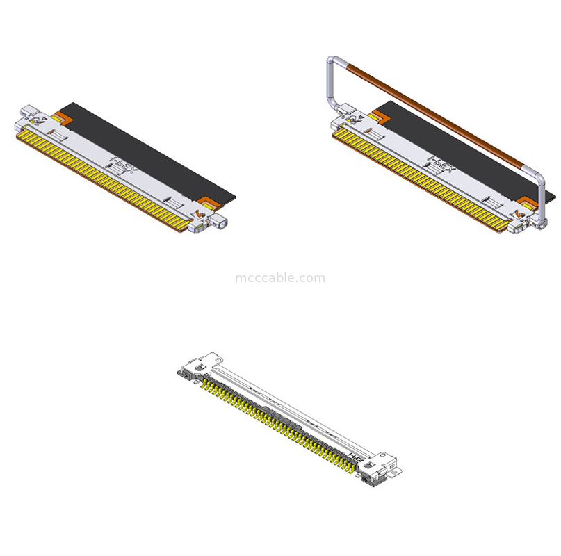 Lvds 케이블 VSF 20645-040T-01 40P 액체 결정 디스플레이 연결을 위한 0.5mm 피치