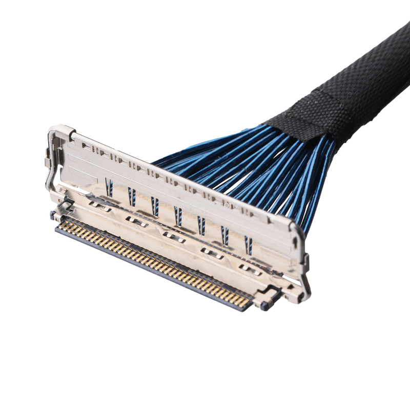 IDC CABLE 20679 20729 시리즈 20679-050T-01 50P 0.4mm 피치 수평 짝짓기 소형 동축 케이블 커스터마이징