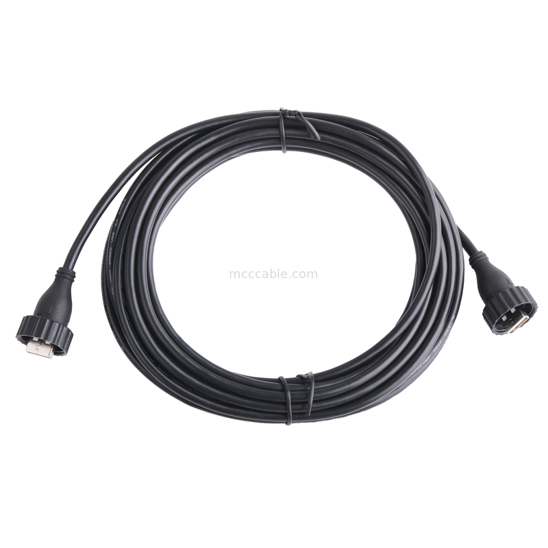 USB2.0 남자 종류 A 커넥터 케이블 인더스트리얼에 대한 타입 남자 종류 A USB2.0