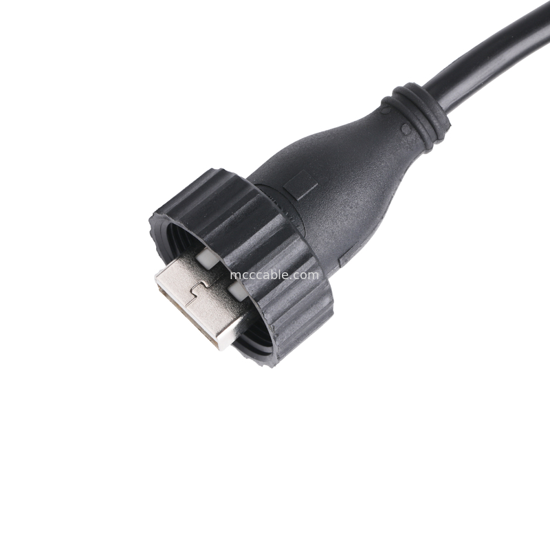 USB2.0 남자 종류 A 커넥터 케이블 인더스트리얼에 대한 타입 남자 종류 A USB2.0