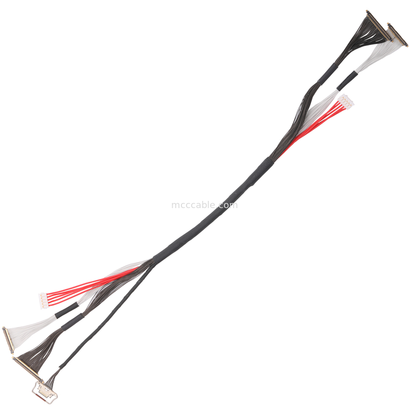 피치 0.25mm 20531-034T-01에서 20633-210T-02S 0.25mm 케이블 커스터마이징