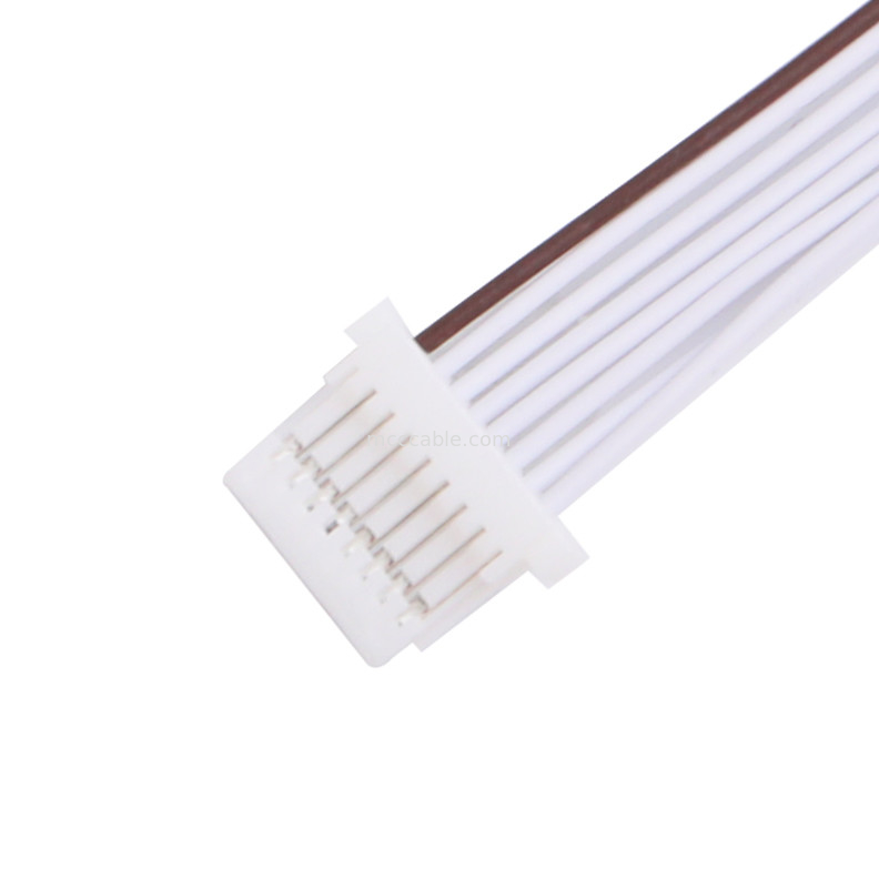 0.80 밀리미터 8 핀 PVC LVDS 케이블 조립 배선 장비 JST SHR-08V-S-B
