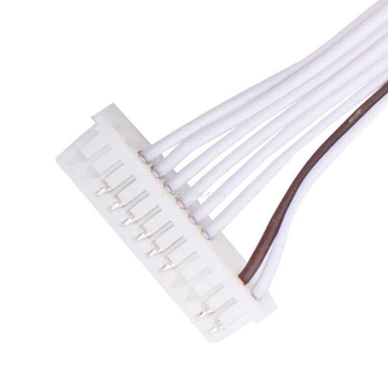 0.80 밀리미터 8 핀 PVC LVDS 케이블 조립 배선 장비 JST SHR-08V-S-B