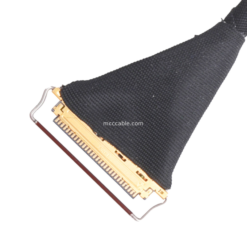 lvds edp 케이블 피치 0.5mm 동축 케이블 조립 본래의 몸 펄 링 또는 모방