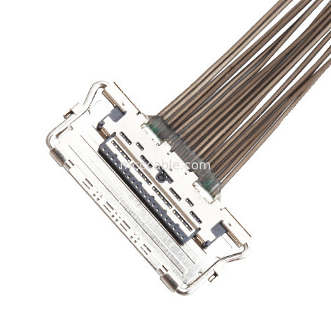 0.4 밀리미터 피치 LVDS EDP 케이블 I-페스 20679-20p 극소 동축 라이프즈는 연결기를 드러냅니다