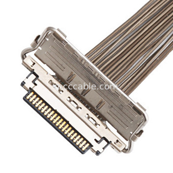 0.4 밀리미터 피치 LVDS EDP 케이블 I-페스 20679-20p 극소 동축 라이프즈는 연결기를 드러냅니다