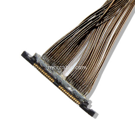 0.3mm 마이크로 코아시얼 케이블 DF56 26P 0.3SD 드론 카메라 커넥터 및 기계 연결