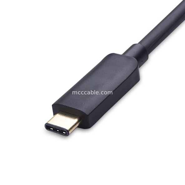 USB 타입 C LCD 카메라 프로젝션용 DVI I 여성 어댑터