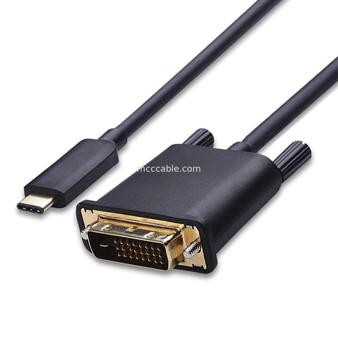 ROHS USB-C에서 DVI 케이블 LCD LVDS 케이블 조립 커넥터 OEM / ODM