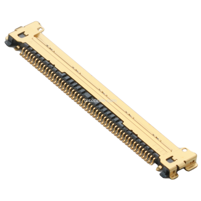50 핀 마이크로 코아시얼 커넥터 0.4mm 피치 20525-050e-02 판 끝