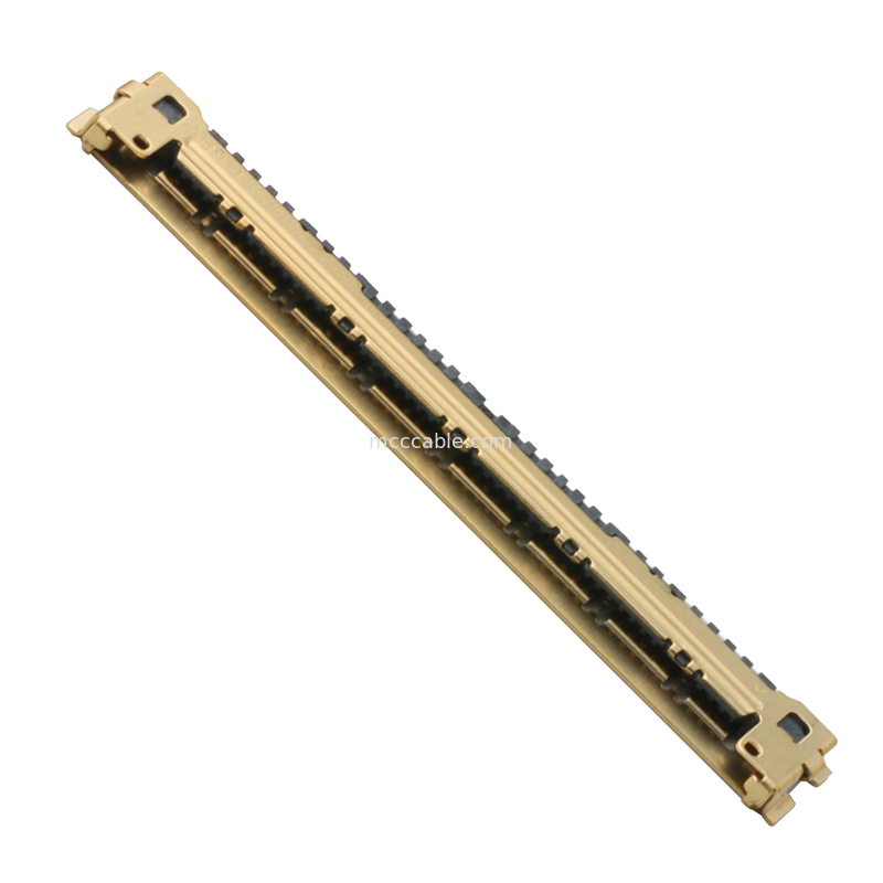 50 핀 마이크로 코아시얼 커넥터 0.4mm 피치 20525-050e-02 판 끝