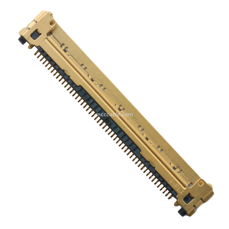 50 핀 마이크로 코아시얼 커넥터 0.4mm 피치 20525-050e-02 판 끝