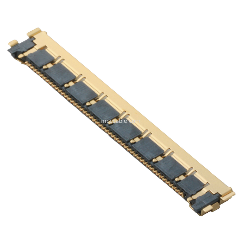 50 핀 마이크로 코아시얼 커넥터 0.4mm 피치 20525-050e-02 판 끝