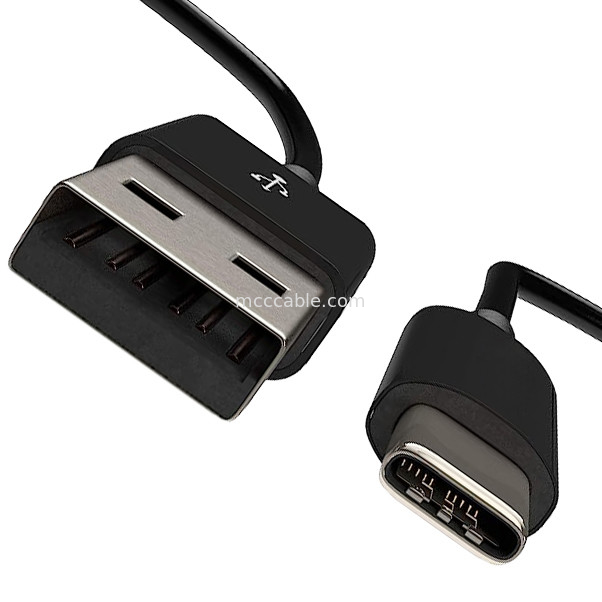 USB 타입 C에서 USB 2.0 USB C 데이터 케이블 고속 0.5 미터