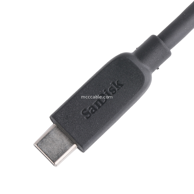 Rohs 외장 하드 드라이브 케이블 USB-C에서 마이크로 USB 3.1 Gen 2 10 Gbps 길이 사용자 정의
