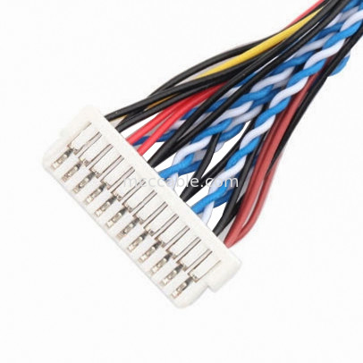 24pin MOLEX 504186-2400 30pin JAE FI-X30HL LCD LVDS 케이블 조립 길이 사용자 정의