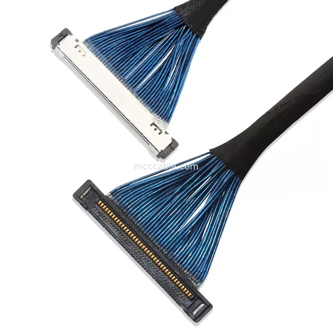 0.4mm 마이크로 코아시얼 케이블 Edp 40 핀 20373 2182 20374 20380 lvds 케이블