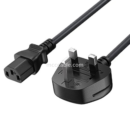 C13 to Uk 플러그 전원 코드 Bs1363 18awg 250v 길이 대부분의 컴퓨터, 프린터 및 기타 장치에 적합 OEM / ODM