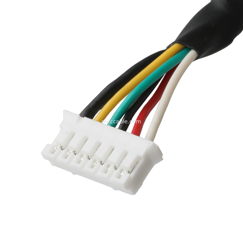 ROHS 케이블 방수 커넥터 M20 남성부터 JST PHR-6 와이어 UL2464 24AWGX5C OEM / ODM