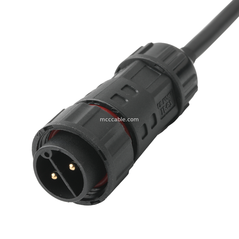 ROHS 케이블 방수 커넥터 M20 남성부터 JST PHR-6 와이어 UL2464 24AWGX5C OEM / ODM