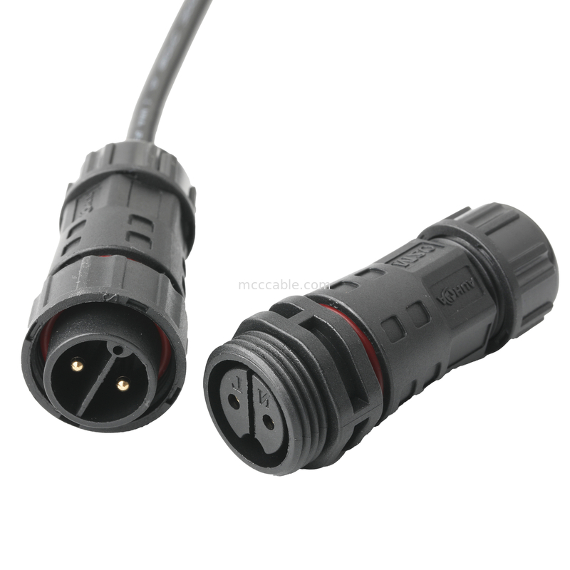 ROHS 케이블 방수 커넥터 M20 남성부터 JST PHR-6 와이어 UL2464 24AWGX5C OEM / ODM