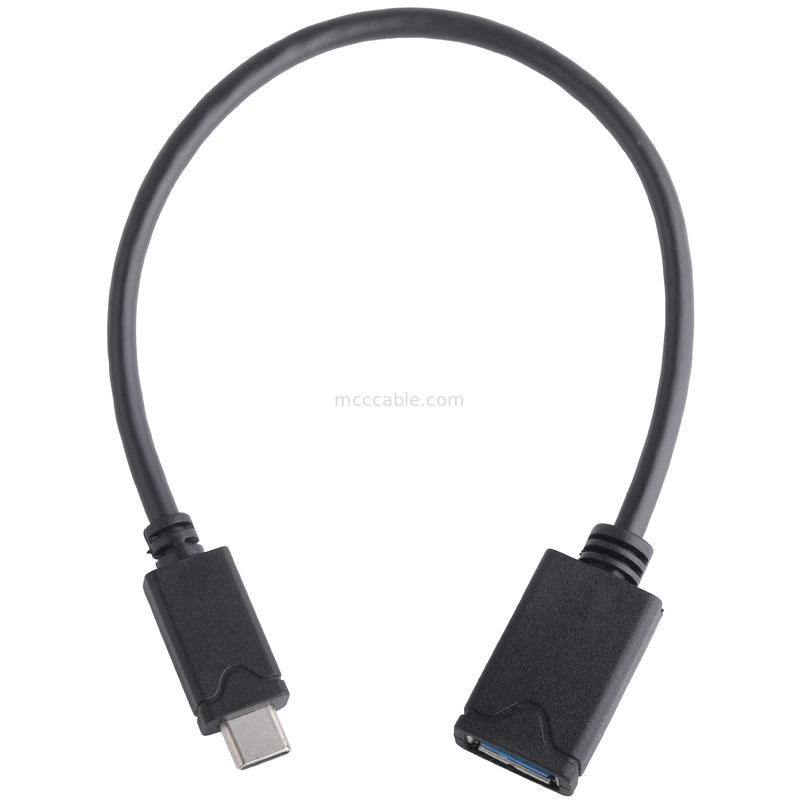 커넥터 어댑터 Rohs Usb 어댑터 케이블 타입 C 남성 USB - 타입 A 여성 OEM / ODM 커스터마이즈