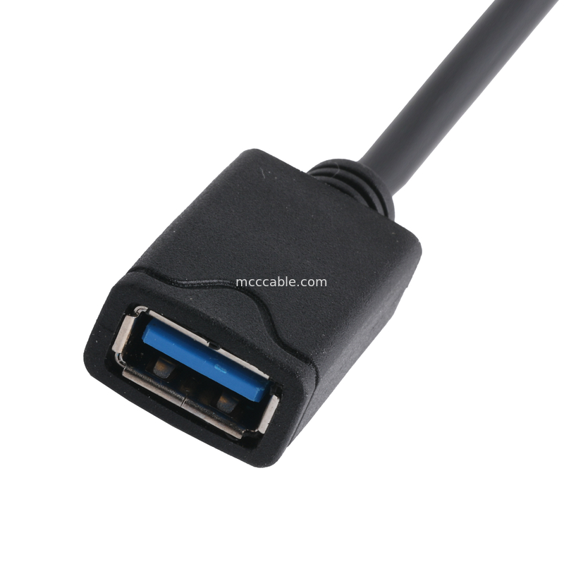 커넥터 어댑터 Rohs Usb 어댑터 케이블 타입 C 남성 USB - 타입 A 여성 OEM / ODM 커스터마이즈