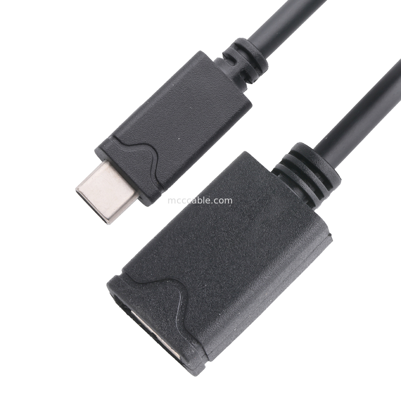 커넥터 어댑터 Rohs Usb 어댑터 케이블 타입 C 남성 USB - 타입 A 여성 OEM / ODM 커스터마이즈