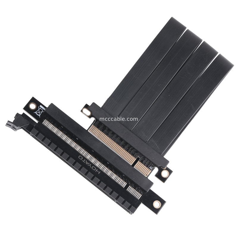 PCB 매우 얇은 코아시얼 케이블 PCIE 그래픽 카드 확장 케이블 광산 기계