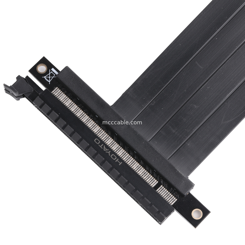 PCB 매우 얇은 코아시얼 케이블 PCIE 그래픽 카드 확장 케이블 광산 기계