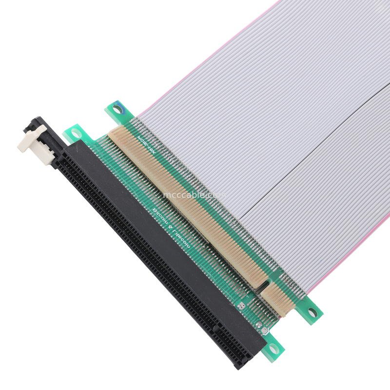 PCB 매우 얇은 코아시얼 케이블 PCIE 그래픽 카드 확장 케이블 광산 기계