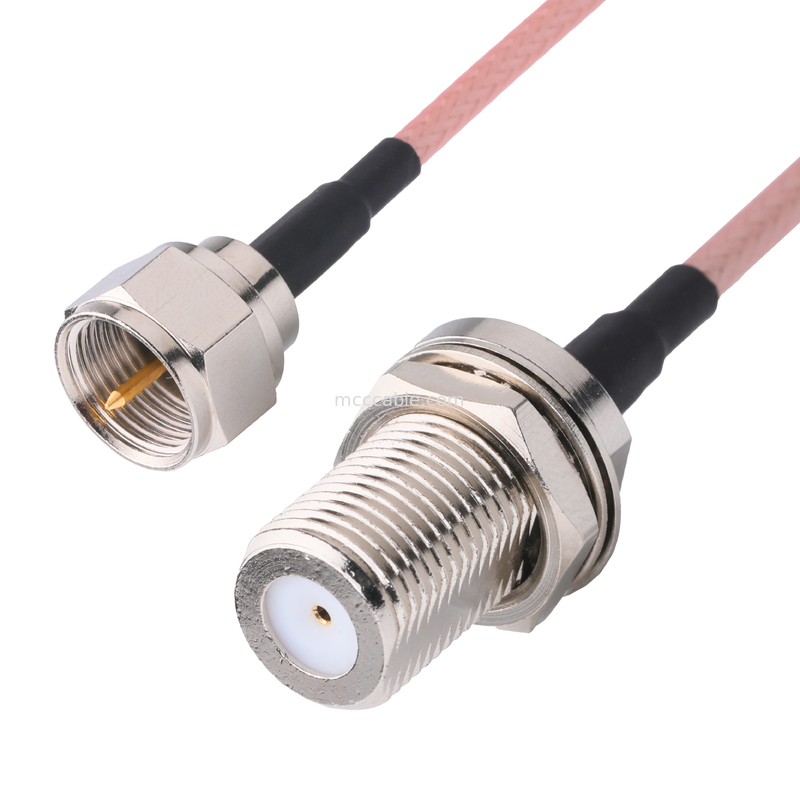 RG179 코아시얼 케이블 75 오름 TE 5415226-1 아메펜올 연결 222114-10 OEM/ODM
