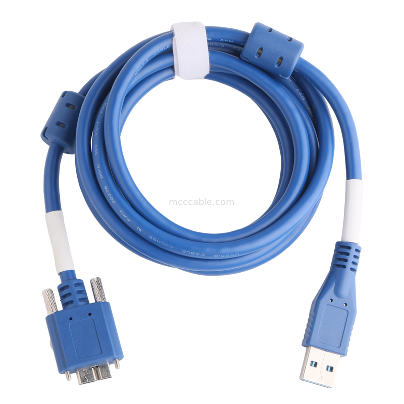 5gbps 마이크로 B에서 USB 3.0 케이블 길이를 사용자 정의 블루 컬러 ROHS