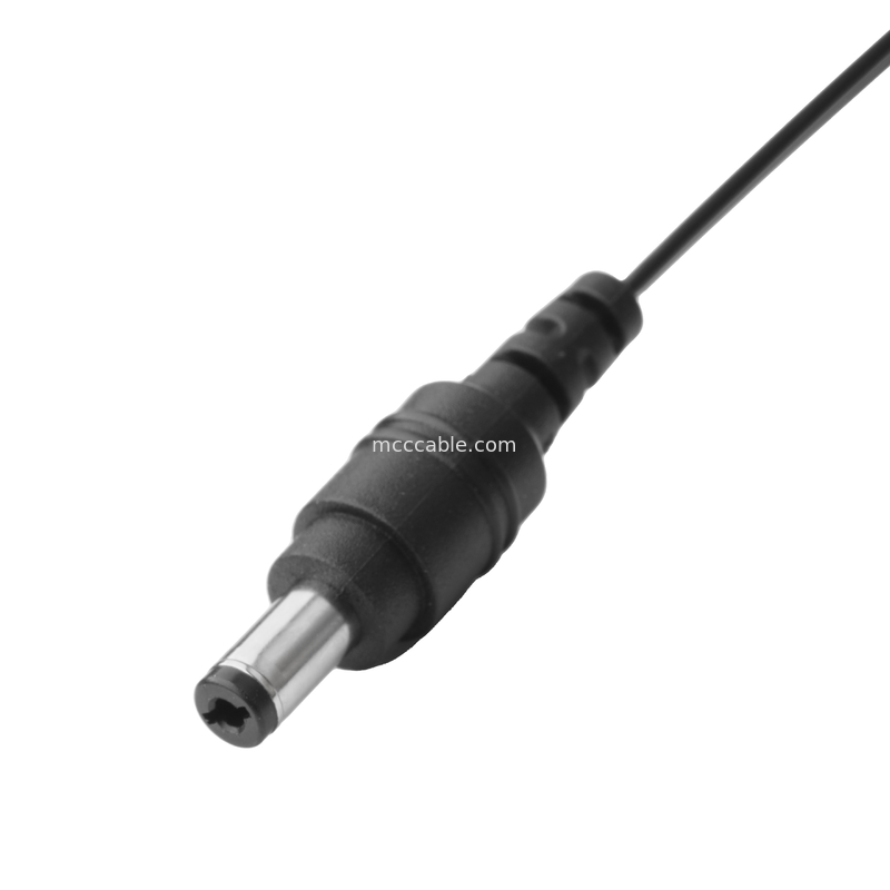 DC 플러그 2.1 * 5.5mm 솔더 타입 PVC 외모 폼핑 TO TE 블루 하우징 2P 여성 케이블 커넥터