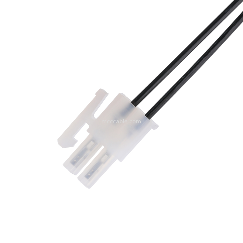 DC 플러그 2.1*5.5mm 솔더 타입 PVC 외관 폼핑 90 각 MOLEX 39012020 PITCH 4.2mm 1*2P 하우징