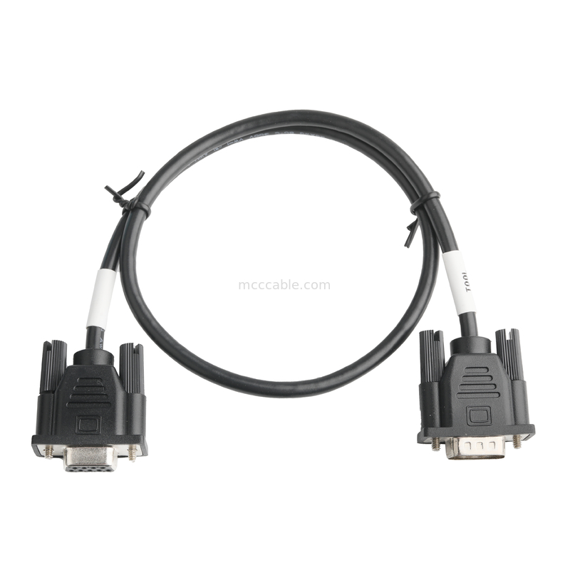 D-SUB-9PIN 남성 SOLDER TYPE 흰색 고무 코어 니켈 접착 껍질 D-SUB-9Pin 여성 커넥터 OEM/ODM