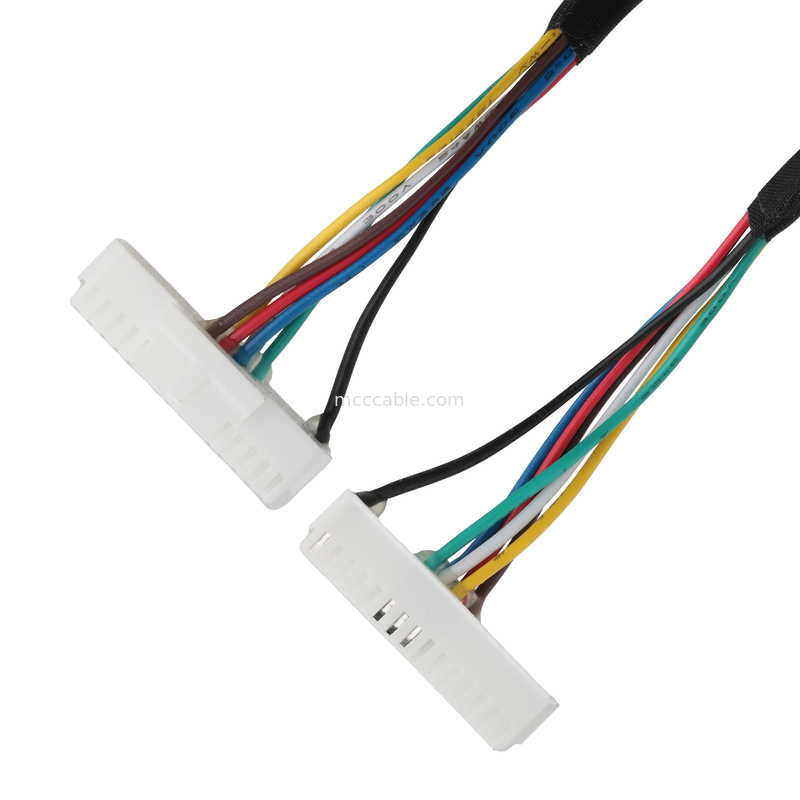 LVDS 케이블 LHE PHSD 30P Picth 2.0mm에서 A2545 20P Picth 2.54mm 와이어 UL1007 24AWG 컬러 시 PIN-OUT OEM/ODM