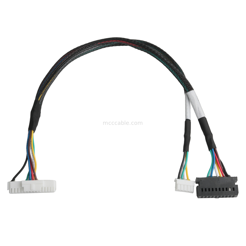 LVDS 케이블 LHE PHSD 30P Picth 2.0mm에서 A2545 20P Picth 2.54mm 와이어 UL1007 24AWG 컬러 시 PIN-OUT OEM/ODM