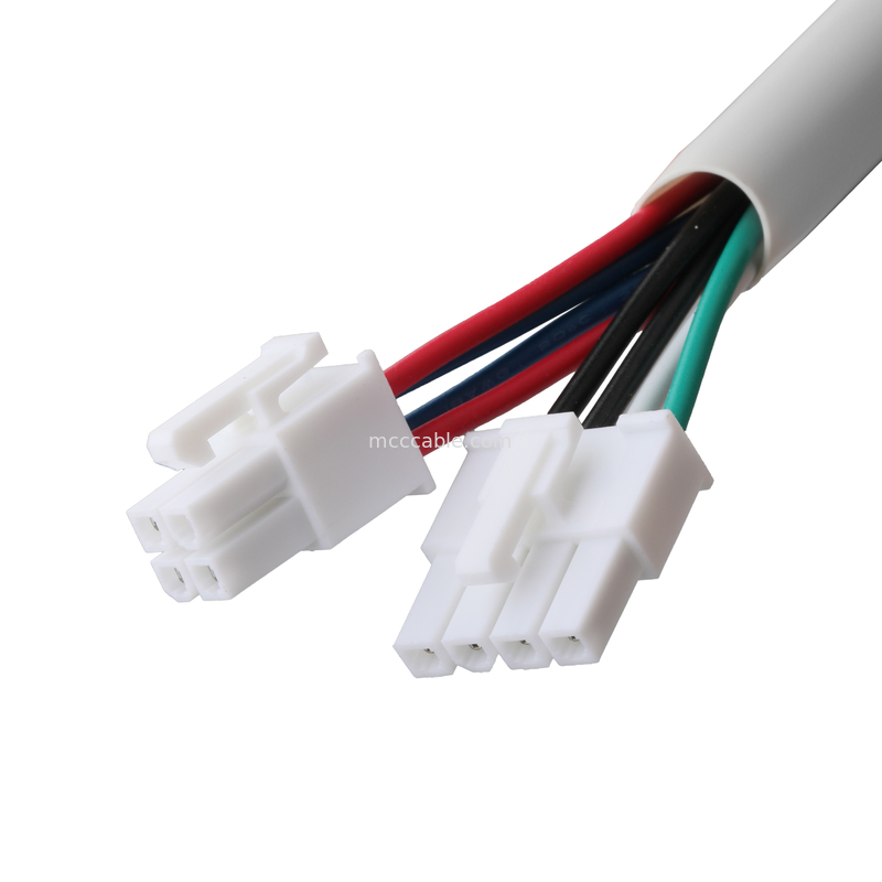 모렉스 HSG 4P 로 RCPT HSG 4P 피치 4.2mm UL1007 18AWG 300V 80C OEM/ODM 길이 커스터마이즈