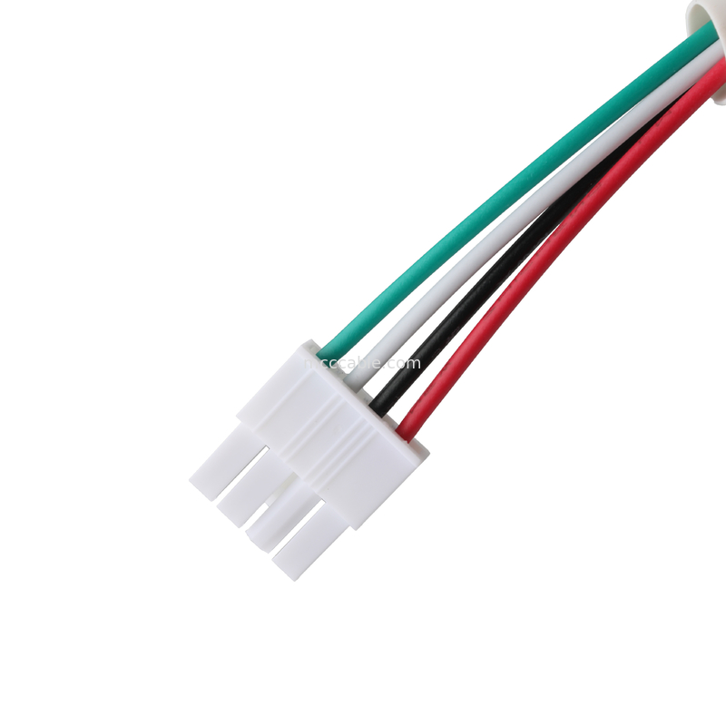 모렉스 HSG 4P 로 RCPT HSG 4P 피치 4.2mm UL1007 18AWG 300V 80C OEM/ODM 길이 커스터마이즈