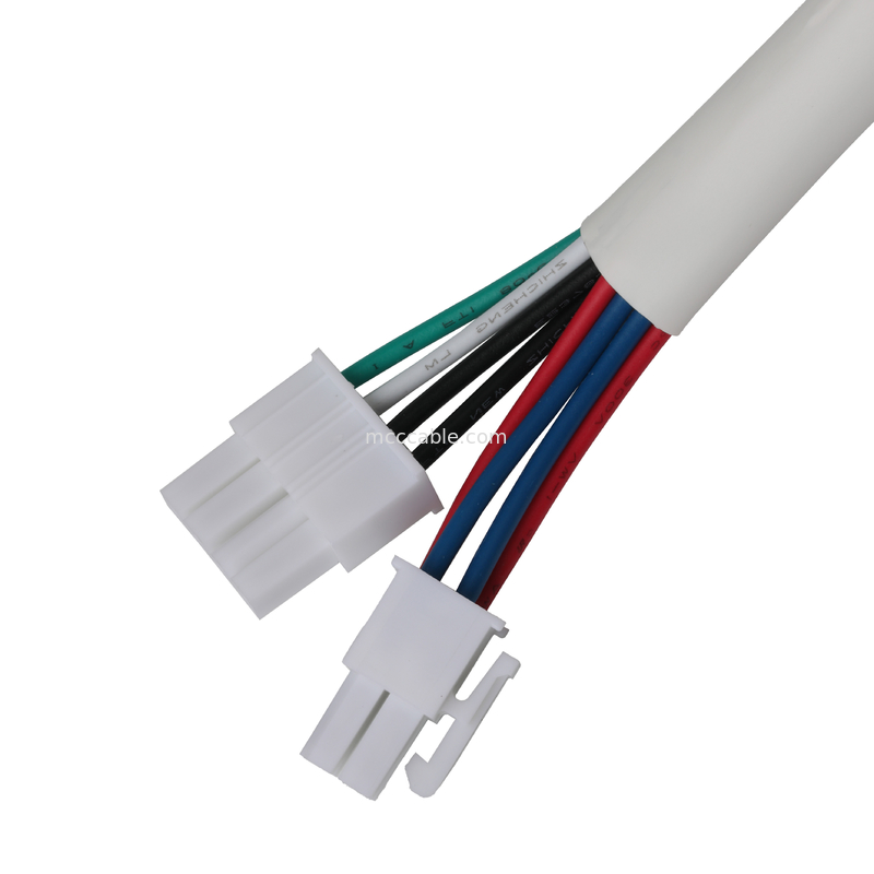 모렉스 HSG 4P 로 RCPT HSG 4P 피치 4.2mm UL1007 18AWG 300V 80C OEM/ODM 길이 커스터마이즈