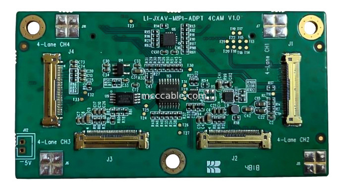 산업용 카메라 드론 보드 LI-IMX290-MIPI 20525-030E-02 마이크로 코아시얼 커넥터 조립 20Gbps/ Lane