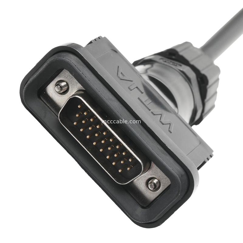 ROHS LVDS 케이블 조립 HDB-26BMMA-SL7001 남성 HDB-26BFFA-SL7001 여성 길이 사용자 정의 OEM/ODM