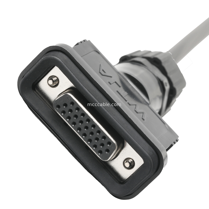 ROHS LVDS 케이블 조립 HDB-26BMMA-SL7001 남성 HDB-26BFFA-SL7001 여성 길이 사용자 정의 OEM/ODM